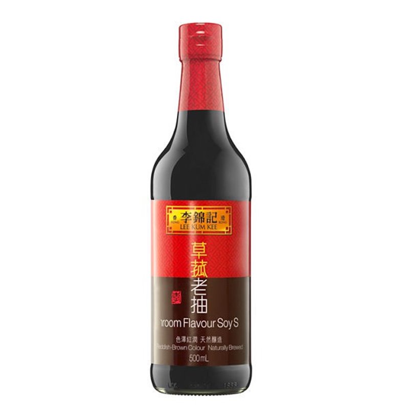李锦记草菇老抽酱油500ml